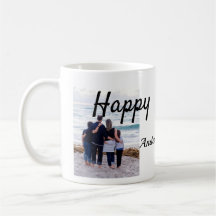 Happy birthday day photo family name elegant class