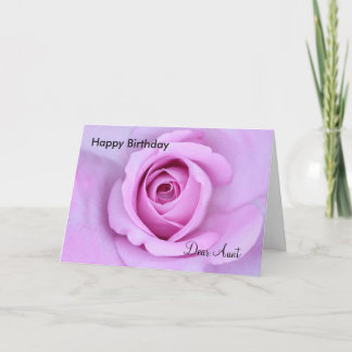 Happy Birthday Dear Aunt Card