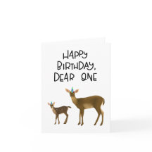 Happy Birthday, Dear One card