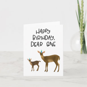 Happy Birthday, Dear One card