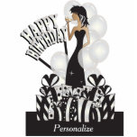 Happy Birthday Diva Girl | DIY Name | White Pearl Standing Photo Sculpture<br><div class="desc">Free-standing Birthday Cutouts. Makes a great conversation starter! Happy Birthday Cake and Table Toppers. - This adorable DIY happy birthday table /cake topper will be a giant hit at her party. Perfect for any age 21 and above. ⭐This Product is 100% Customizable. Graphics and text can be deleted, moved, resized,...</div>