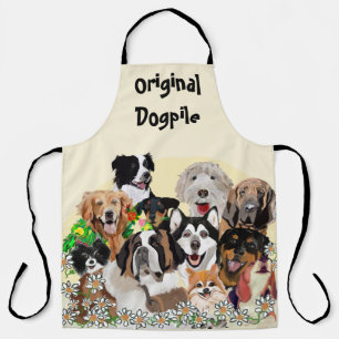 Happy Birthday Dog Pals Personalize Text Apron