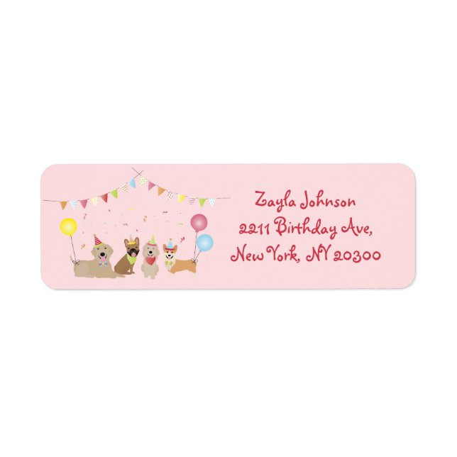 Happy Birthday Dog Party (Front)