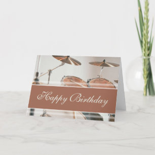 Happy Birthday - Drum Kit Card