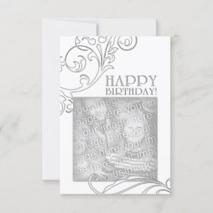 happy birthday (elegant flourish)