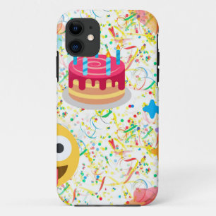 happy birthday emoji iPhone 11 case