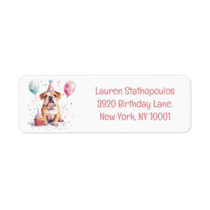 Happy Birthday English Bulldog