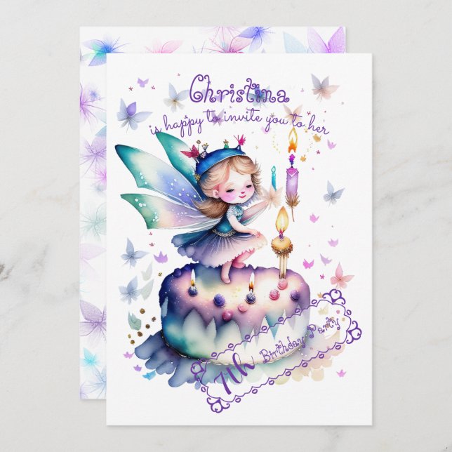 Happy Birthday Fairy 01 (Front/Back)