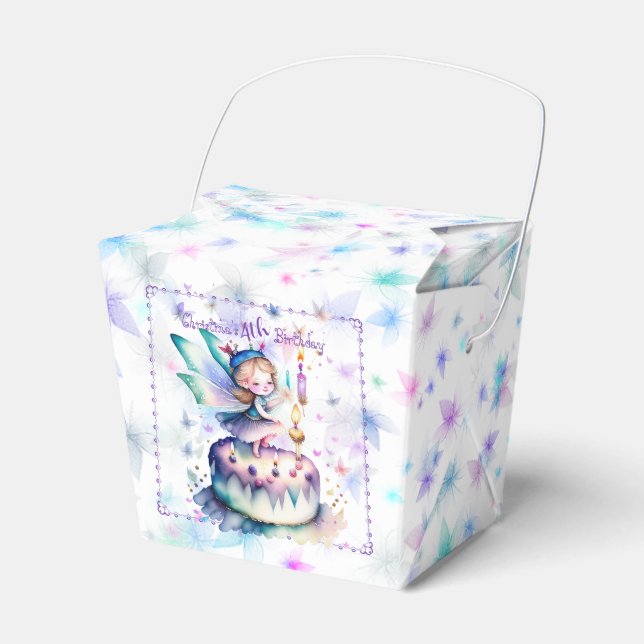 Happy Birthday Fairy 01 Favor Box (Front Side)