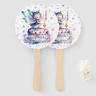 Happy Birthday Fairy 01 Hand Fan