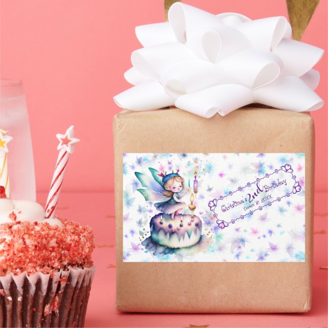 Happy Birthday Fairy 01 Sticker (Party)