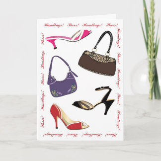 happy birthday fashion greeting card