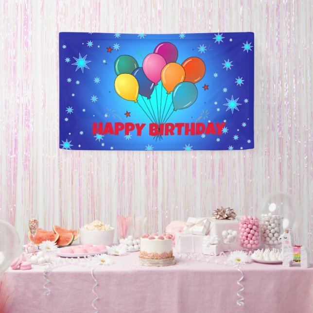 HAPPY BIRTHDAY Festive Banner (Party)
