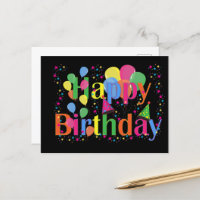 Happy Birthday, festive birthday celebration,