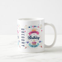 Happy Birthday Festiver Graphic Custom Name