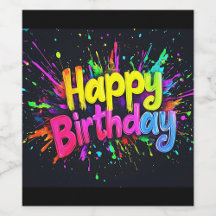 Happy Birthday Flat Holiday Card