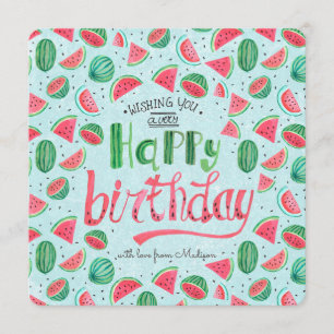 Happy Birthday Floral Flowers   Greeting card