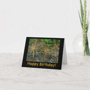 "HAPPY BIRTHDAY/FLORAL/PHOTOG CARD