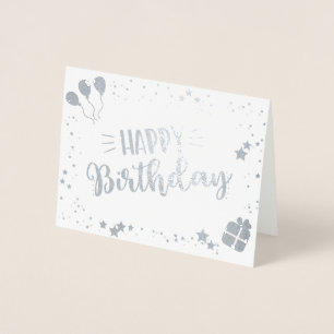 Happy Birthday Foil Card