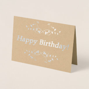 Happy Birthday! Foil Card