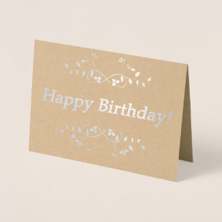 Happy Birthday! Foil Card