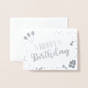 Happy Birthday Foil Card