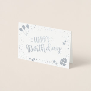 Happy Birthday Foil Card