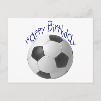 Happy Birthday Football  Gifts Postcard