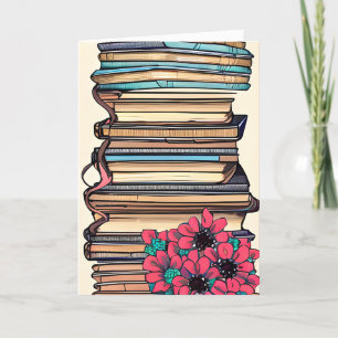 Happy Birthday for a Book Lover Card