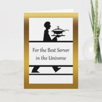 Happy Birthday for a Favourite Server, Waiter