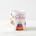 Happy Birthday for three year old kids design Coffee Mug<br><div class="desc">Happy Birthday for three year old kids design</div>