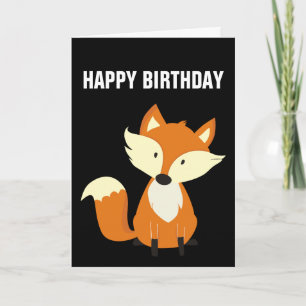 HAPPY BIRTHDAY FOXY FOX CARDS