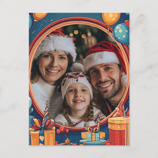 Happy Birthday Frame Postcard (Front)