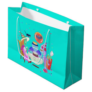 Happy Birthday Frankie (colour) large gift bag