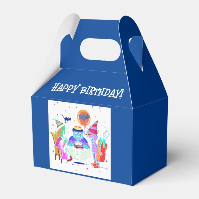 Happy Birthday Frankie Favor Box (Front Side)
