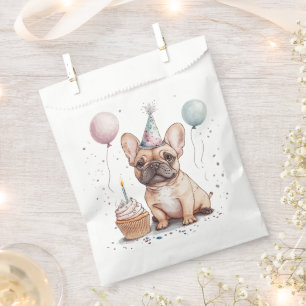 Happy Birthday French Bulldog Favour Bag