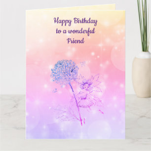 Happy Birthday Friend Card