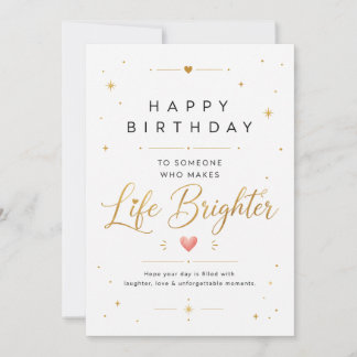 Happy Birthday Friend Card | Elegant Birthday Card