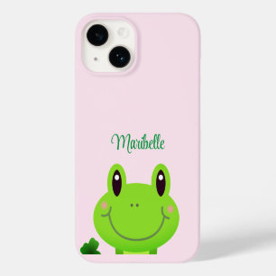 Happy Birthday Frog Cute Pink Case-Mate iPhone 14 Case