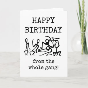 Happy Birthday From All of Us, Coworker Card