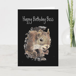 Happy Birthday,From all us assorted Nuts -Squirrel Card