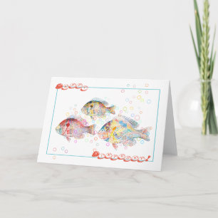 Happy Birthday (from Colourful Carps) Card