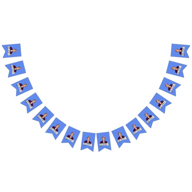 Happy Birthday From Elizabeth Warren Bunting Flags (All)