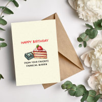 Happy Birthday From Favourite Financial Burden Car