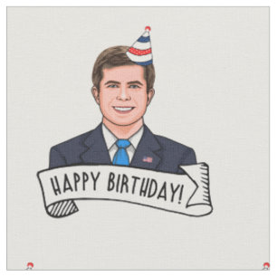 Happy Birthday From Mayor PB Fabric