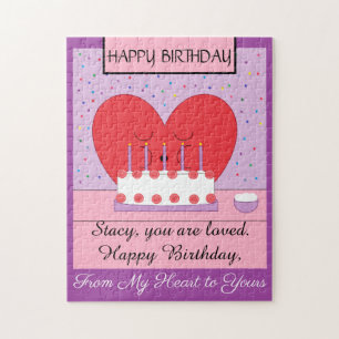 Happy Birthday, From My Heart to Yours II Jigsaw Puzzle