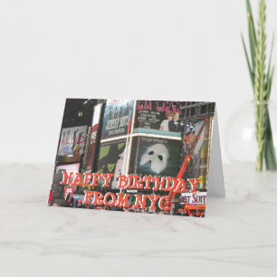 Happy Birthday from NYC Miss You Card