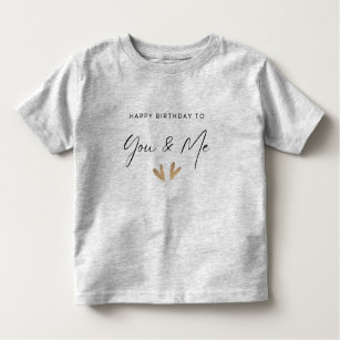 Happy Birthday From one Twin To Another Toddler T-shirt