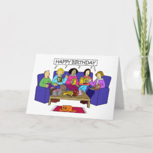Happy Birthday from the Book Club Card