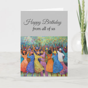 Happy Birthday From the Group Women Card